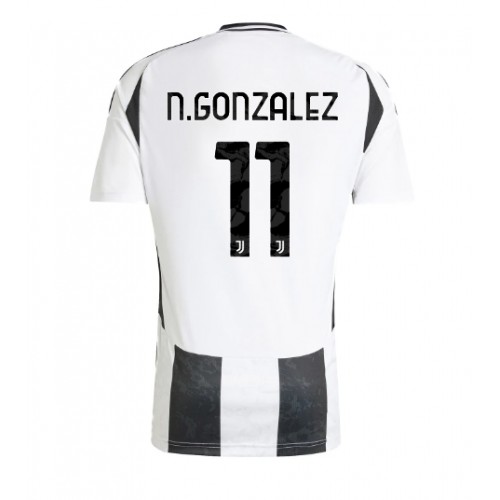 Fotbalové Dres Juventus Nicolas Gonzalez #11 Domácí 2024-25 Krátký Rukáv